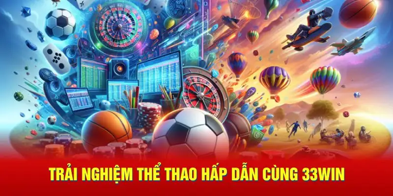 Trải nghiệm thể thao hấp dẫn cùng 33Win